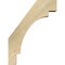 Ekena Millwork 4"W x 12"D x 16"H Merced Rough Sawn Knee Brace, Douglas Fir BRC04X12X16MRC00RDF - alternate 3